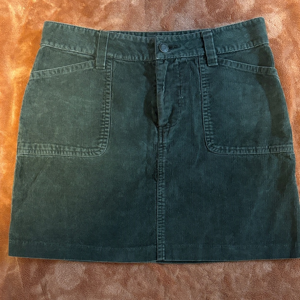 Old Navy Green Corduroy Skirt